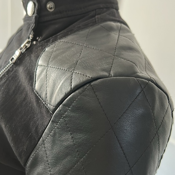 Ralph Lauren Denim & Leather Moto Jacket - Picture 17 of 17